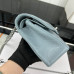 Chanel Classic Flap New Medium Size 23cm Caviar Leather Silver Hardware Shoulder Bag Handbag Purse A1117