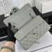Chanel Classic Flap New Medium Size 23cm Caviar Leather Silver Hardware Shoulder Bag Handbag Purse A1117 Chanel Classic Flap New Medium Size 23cm Caviar Leather Silver Hardware Shoulder Bag Handbag Purse A1117