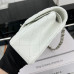 Chanel Classic Flap New Medium Size 23cm Caviar Leather Silver Hardware Shoulder Bag Handbag Purse A1117 Chanel Classic Flap New Medium Size 23cm Caviar Leather Silver Hardware Shoulder Bag Handbag Purse A1117