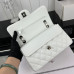 Chanel Classic Flap New Medium Size 23cm Caviar Leather Silver Hardware Shoulder Bag Handbag Purse A1117 Chanel Classic Flap New Medium Size 23cm Caviar Leather Silver Hardware Shoulder Bag Handbag Purse A1117