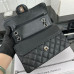 Chanel Classic Flap New Medium Size 23cm Caviar Leather Silver Hardware Shoulder Bag Handbag Purse A1117 Chanel Classic Flap New Medium Size 23cm Caviar Leather Silver Hardware Shoulder Bag Handbag Purse A1117