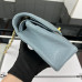 Chanel Classic Flap New Medium Size 23cm Caviar Leather Gold Hardware Shoulder Bag Handbag Purse A1117