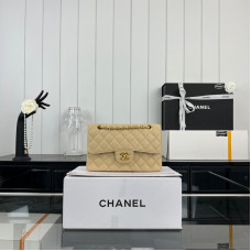 Chanel Classic Flap New Medium Size 23cm Caviar Leather Gold Hardware Shoulder Bag Handbag Purse A1117 Chanel Classic Flap New Medium Size 23cm Caviar Leather Gold Hardware Shoulder Bag Handbag Purse A1117