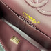 Chanel Classic Flap New Medium Size 23cm Caviar Leather Gold Hardware Shoulder Bag Handbag Purse A1117