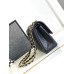 Chanel Classic Flap New Medium Size 23cm Caviar Leather Gold Hardware Shoulder Bag Handbag Purse A1117
