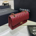Chanel Classic Flap New Medium Size 23cm Caviar Leather Gold Hardware Shoulder Bag Handbag Purse A1117