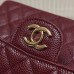 Chanel Classic Flap New Medium Size 23cm Caviar Leather Silver Hardware Shoulder Bag Handbag Purse A1117 Chanel Classic Flap New Medium Size 23cm Caviar Leather Silver Hardware Shoulder Bag Handbag Purse A1117