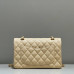 Chanel Classic Flap New Medium Size 23cm Caviar Leather Gold Hardware Shoulder Bag Handbag Purse A1117 Chanel Classic Flap New Medium Size 23cm Caviar Leather Gold Hardware Shoulder Bag Handbag Purse A1117