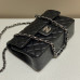 Chanel Classic Flap New Medium Size 23cm Lambskin Silver Hardware Shoulder Bag Handbag Purse A1117 Chanel Classic Flap New Medium Size 23cm Lambskin Silver Hardware Shoulder Bag Handbag Purse A1117