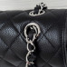 Chanel Classic Flap New Medium Size 23cm Caviar Leather Silver Hardware Shoulder Bag Handbag Purse A1117 Chanel Classic Flap New Medium Size 23cm Caviar Leather Silver Hardware Shoulder Bag Handbag Purse A1117