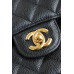 Chanel Classic Flap New Medium Size 23cm Caviar Leather Gold Hardware Shoulder Bag Handbag Purse A1117 Chanel Classic Flap New Medium Size 23cm Caviar Leather Gold Hardware Shoulder Bag Handbag Purse A1117