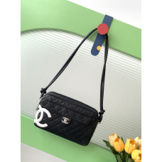 Chanel Cambon Shoulder Bag Handbag Purse AS6326