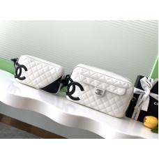 Chanel Cambon Shoulder Bag Handbag Purse AS6326