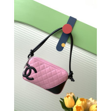 Chanel Cambon Shoulder Bag Handbag Purse AS6328