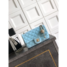 Chanel 25B Claasic Flap with Ball Large 20cm Shoulder Bag Handbag Purse AS1787 Chanel 25B Claasic Flap with Ball Large 20cm Shoulder Bag Handbag Purse AS1787