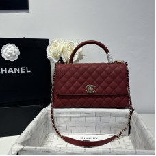 Chanel Coco Handle Large 28cm Top Handle Bag Shoulder Bag 92991