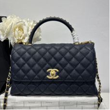 Chanel Coco Handle Large 28cm Top Handle Bag Shoulder Bag 92991