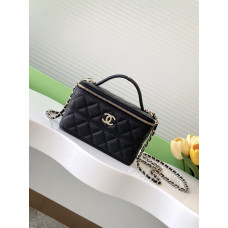 Chanel Top Handle 25C Cosmetic Bag Purse Handbag AP4404 Chanel Top Handle 25C Cosmetic Bag Purse Handbag AP4404