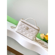 Chanel Top Handle 25C Cosmetic Bag Purse Handbag AP4404 Chanel Top Handle 25C Cosmetic Bag Purse Handbag AP4404