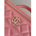 Chanel Top Handle 25C Cosmetic Bag Purse Handbag AP4404