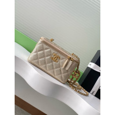 Chanel 25B Cosmetic Bag Purse Handbag AP3940