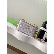 Chanel 25B Cosmetic Bag Purse Handbag AP3940