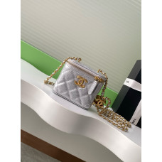 Chanel 25B Cosmetic Bag Purse Handbag AP3941