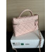 Chanel Top Handle Cosmetic Bag Purse Handbag 96126