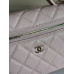 Chanel Top Handle Cosmetic Bag Purse Handbag 96126