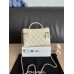 Chanel Top Handle Cosmetic Bag Purse Handbag 96126 Chanel Top Handle Cosmetic Bag Purse Handbag 96126