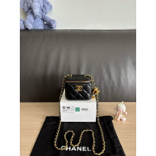 Chanel Gold Ball Cosmetic Bag Purse Handbag 96167