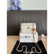 Chanel Gold Ball Cosmetic Bag Purse Handbag 96168