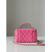 Chanel Top Handle Cosmetic Bag Purse Handbag 2199