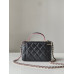 Chanel Top Handle Cosmetic Bag Purse Handbag 2199