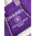 Chanel Deauville Canvas Tote Medium size Shoulder Bag Handbag AS3257