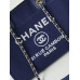 Chanel Deauville Canvas Tote Medium size Shoulder Bag Handbag AS3257