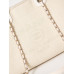 Chanel Deauville Canvas Tote Medium size Shoulder Bag Handbag AS3257