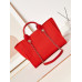 Chanel Deauville Canvas Tote Medium size Shoulder Bag Handbag AS3257