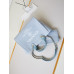 Chanel Deauville Canvas Tote Medium size Shoulder Bag Handbag AS3257