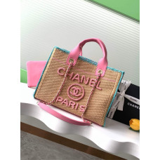 Chanel Deauville Tote Medium size Shoulder Bag Handbag AS3257