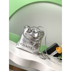 Chanel 25C Mini Hobo Shoulder Bag AS3980