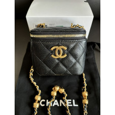 Chanel Cosmetic Bag Shoulder Bag Handbag Purse CHBAU01