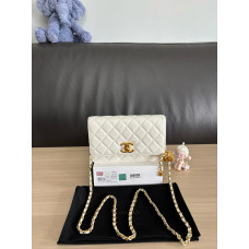 Chanel WOC Wallet on Chain Small Bag Shoulder Bag Handbag Purse 96166