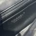 Chanel small Classic Flap with Handle Lambskin Black Silver Hardware Top Handle Shoulder Bag AS2431 Chanel small Classic Flap with Handle Lambskin Black Silver Hardware Top Handle Shoulder Bag AS2431