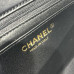 Chanel small Classic Flap with Handle Lambskin Black Gold Hardware Top Handle Shoulder Bag AS2431 Chanel small Classic Flap with Handle Lambskin Black Gold Hardware Top Handle Shoulder Bag AS2431