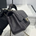 Chanel small Classic Flap with Handle Lambskin Black Gold Hardware Top Handle Shoulder Bag AS2431 Chanel small Classic Flap with Handle Lambskin Black Gold Hardware Top Handle Shoulder Bag AS2431