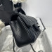 Chanel small Classic Flap with Handle Lambskin Black Black Hardware Top Handle Shoulder Bag AS2431 Chanel small Classic Flap with Handle Lambskin Black Black Hardware Top Handle Shoulder Bag AS2431
