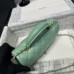 Chanel small Classic Flap with Handle Lambskin Green Gold Hardware Top Handle Shoulder Bag AS2431 Chanel small Classic Flap with Handle Lambskin Green Gold Hardware Top Handle Shoulder Bag AS2431