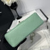 Chanel small Classic Flap with Handle Lambskin Green Gold Hardware Top Handle Shoulder Bag AS2431 Chanel small Classic Flap with Handle Lambskin Green Gold Hardware Top Handle Shoulder Bag AS2431