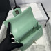 Chanel small Classic Flap with Handle Lambskin Green Gold Hardware Top Handle Shoulder Bag AS2431 Chanel small Classic Flap with Handle Lambskin Green Gold Hardware Top Handle Shoulder Bag AS2431